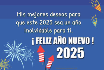 Bonitas palabras para desear Feliz Año Nuevo 2025