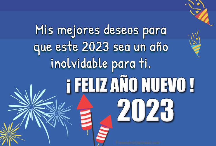 Imágenes de Feliz Año Nuevo Mis mejores deseos para año nuevo 2023